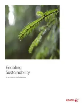 Enabling Sustainability, recycle, go green, print releaf, Xerox, Environment, Laser Imaging
