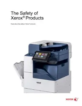 Safety facts, Xerox, go green, recycle, Environment, Laser Imaging