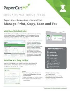 Papercut, Mf, Education Flyer, Laser Imaging