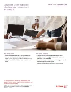 Mobile Print, mobile print, Xerox, Laser Imaging